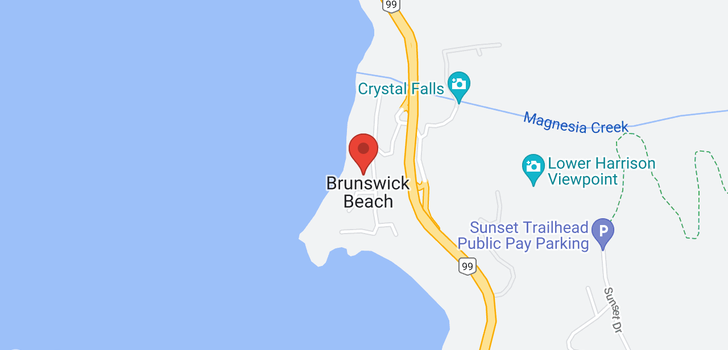 map of 31 BRUNSWICK BEACH ROAD